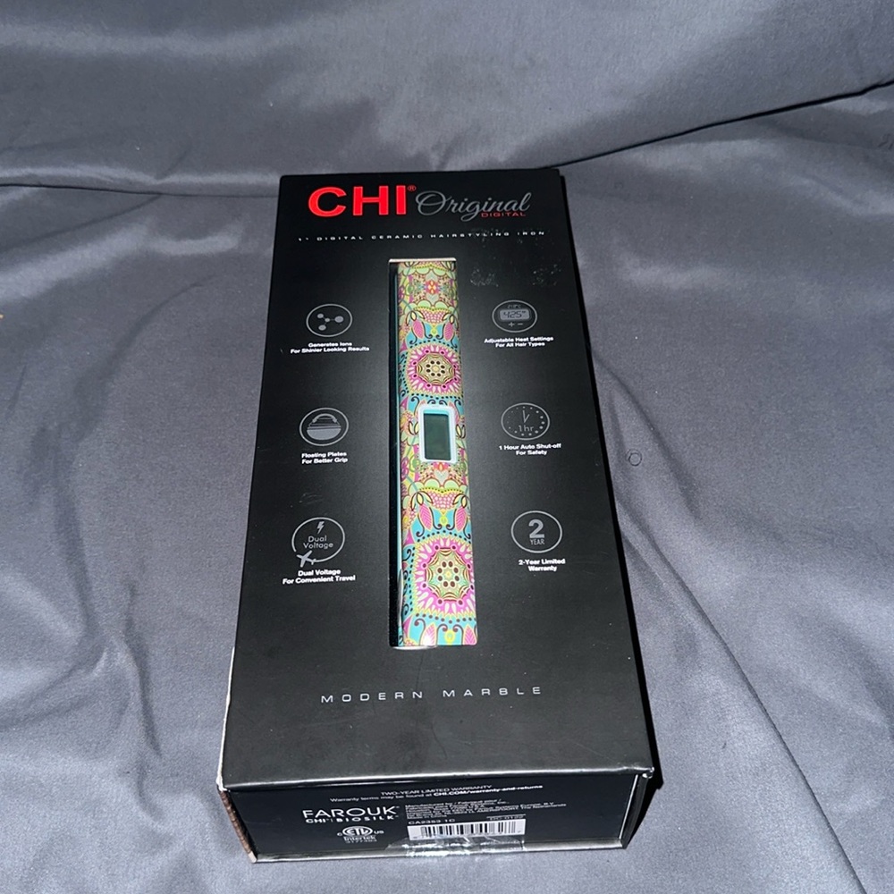 Chi original 1” digital ceramic hairstyling iron